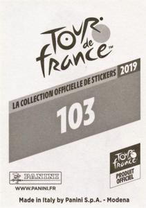 2019 Panini Tour de France #103 Luis Angel Mate Back
